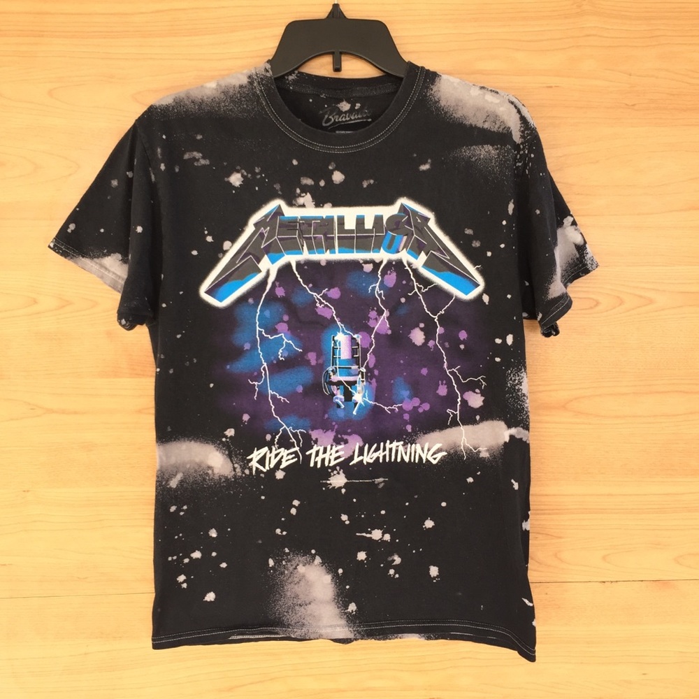Bravado Metallica Ride The Lightning Mens T Shirt